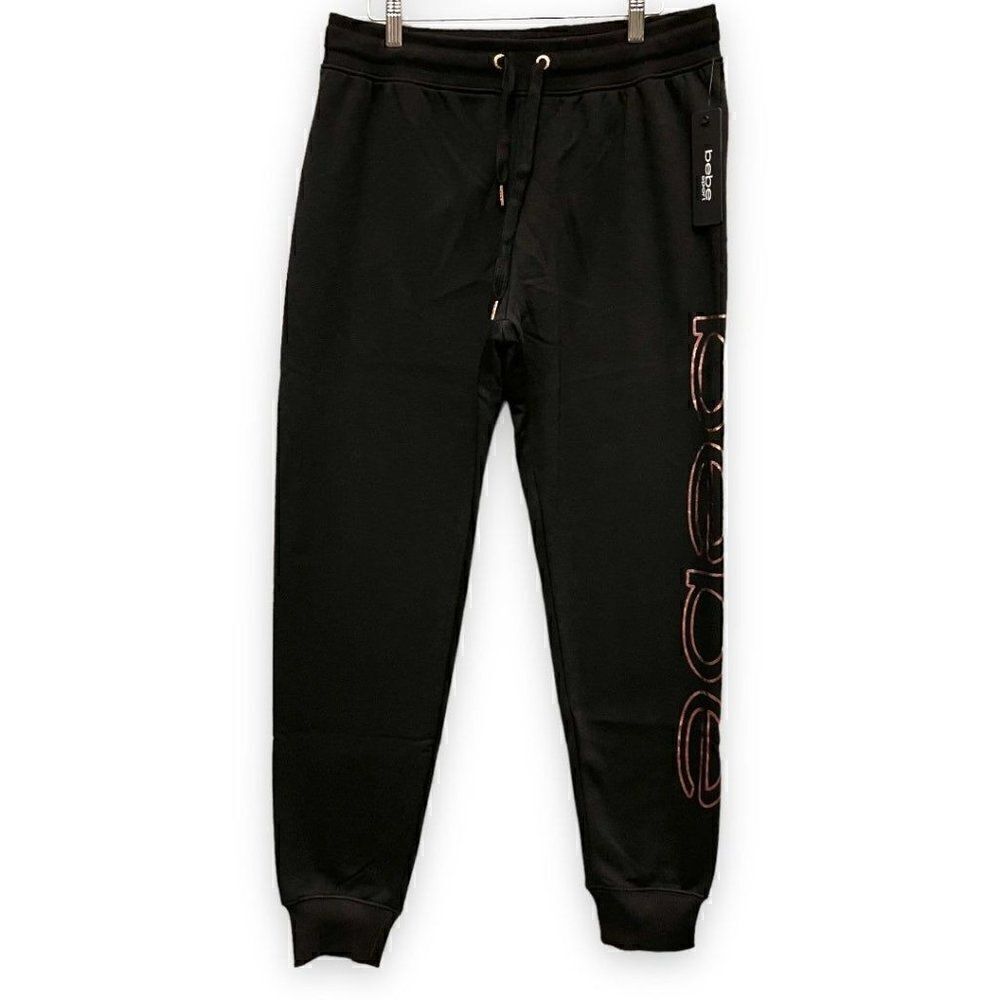 Bebe Sports Hallow Logo Joggers